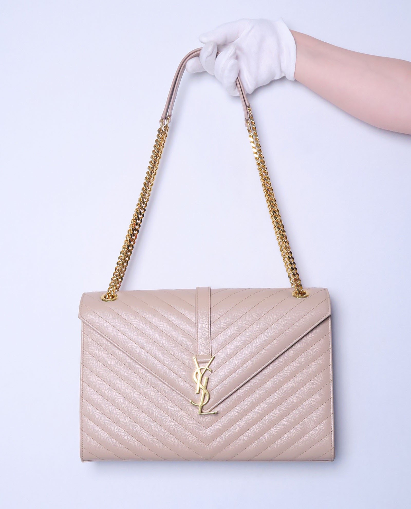 Ysl large hot sale envelope bag